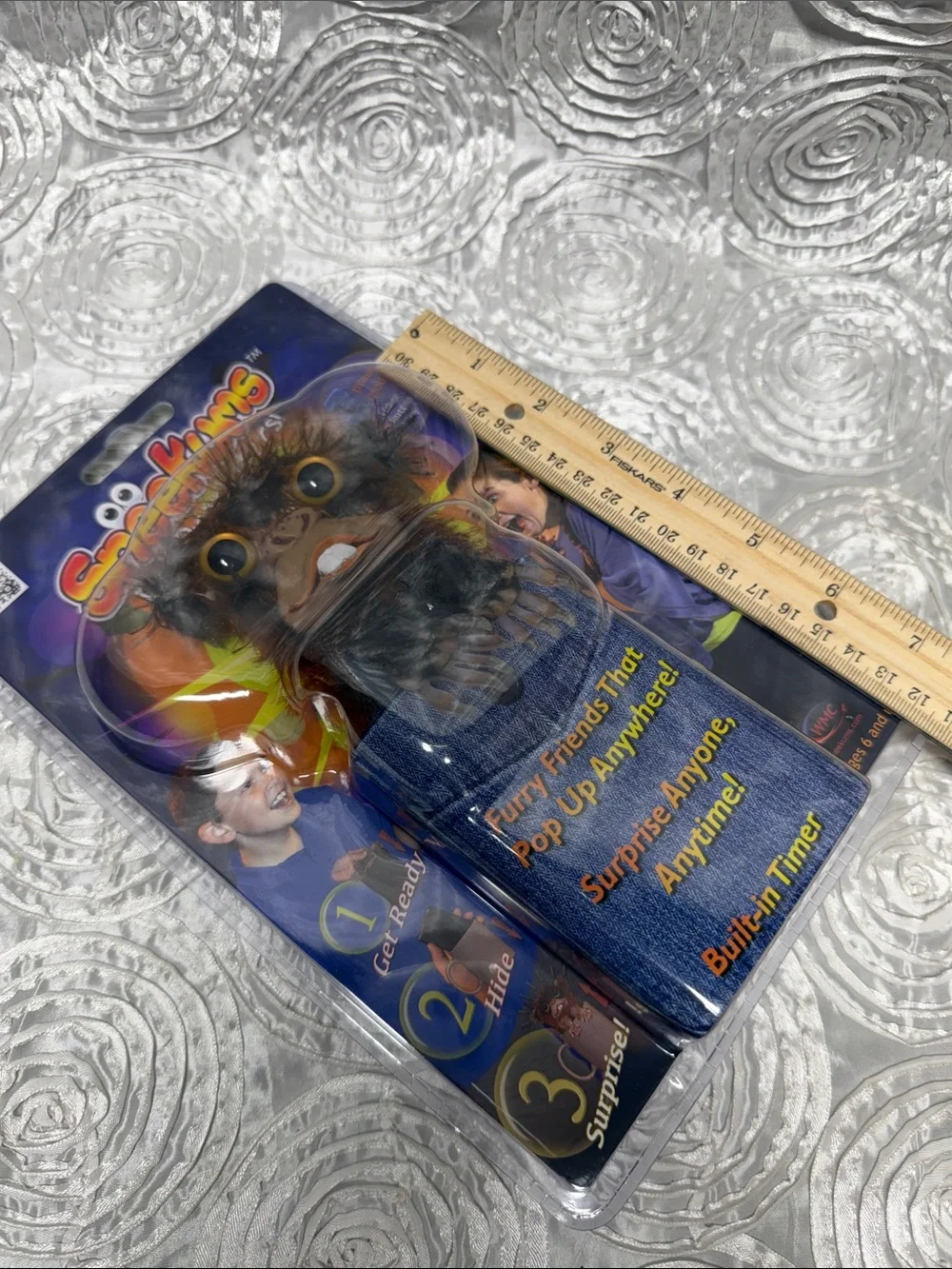Brown Furry Prankster Plush with Built-In Timer